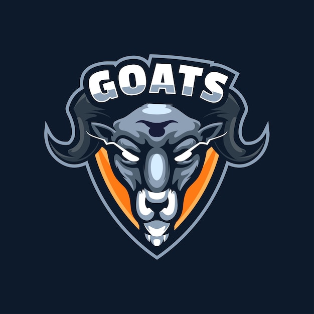 Goat Mascot Logo designs vector