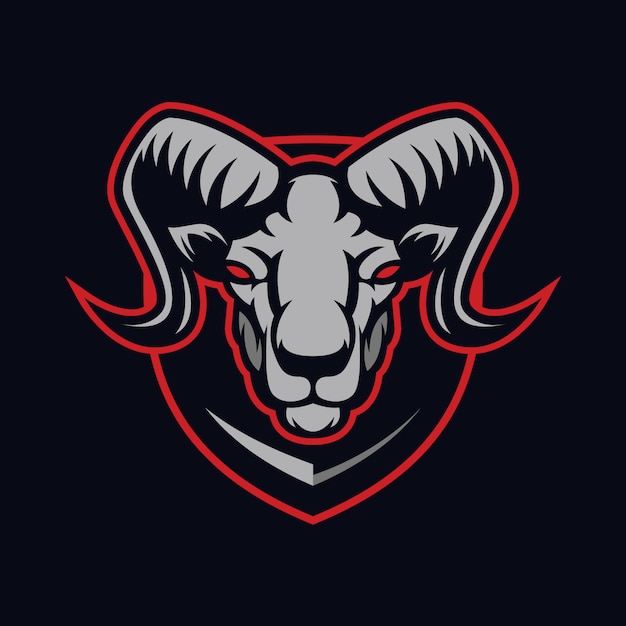 goat mascot logo 