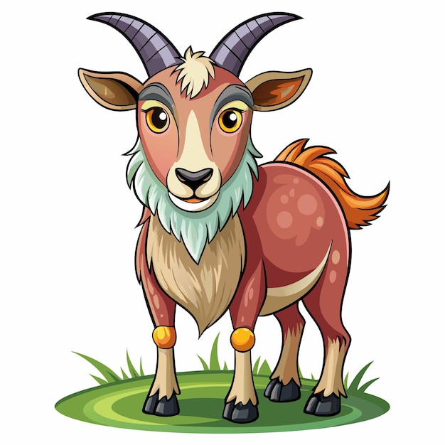 Goat in a vector icon illustration design concept