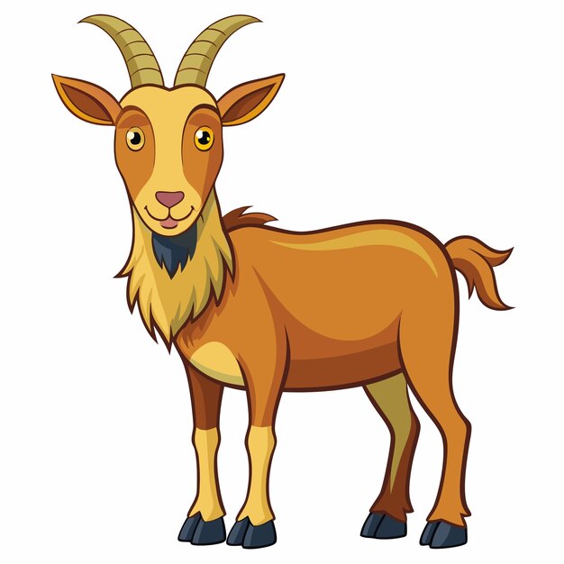 Goat in a vector icon illustration design concept