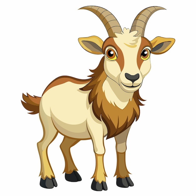 Goat in a vector icon illustration design concept