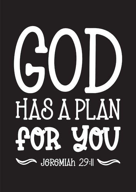 God has a plan for you jeremiah