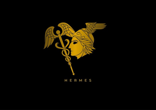 GOD OF MESSENGER HERMES LOGO