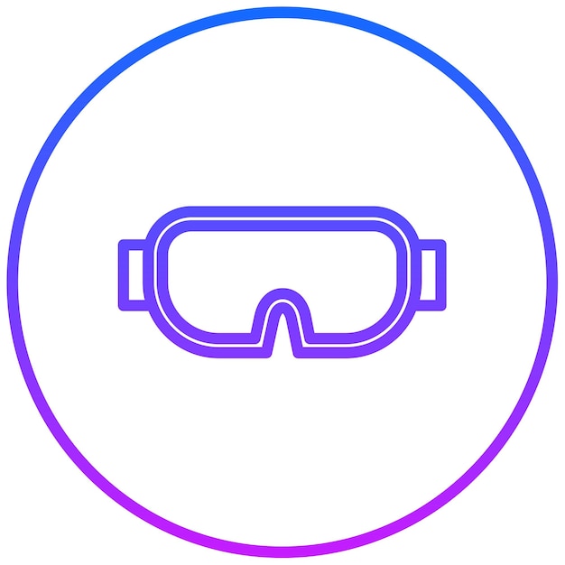 Vector goggles vector illustration