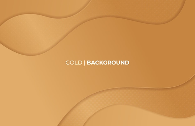 Gold abstract background Premium vector