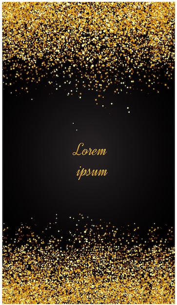 Gold background Gold background for card Gold glitter Business card