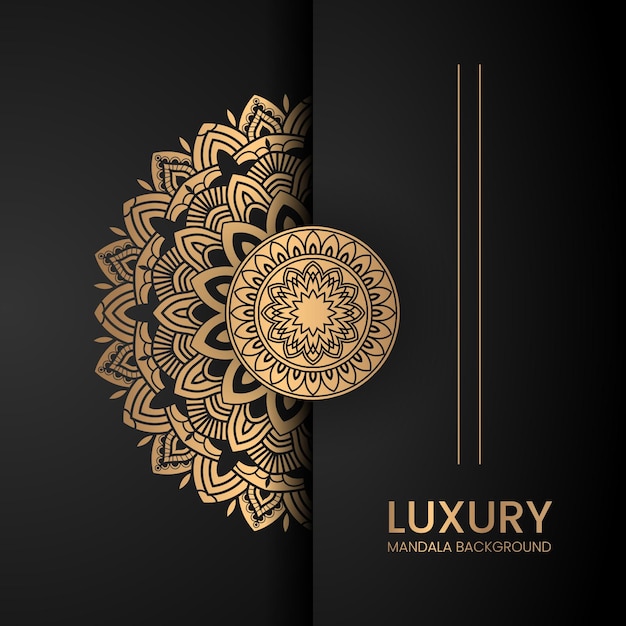 Gold Background With Mandala