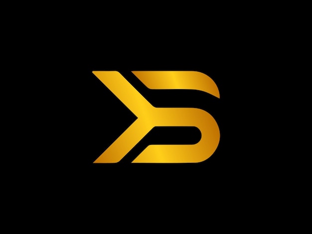 Gold and black logo with the letter x and s