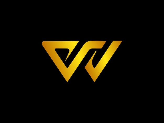 Gold and black logo with the title'vv '