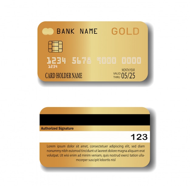 Gold Credit Card 