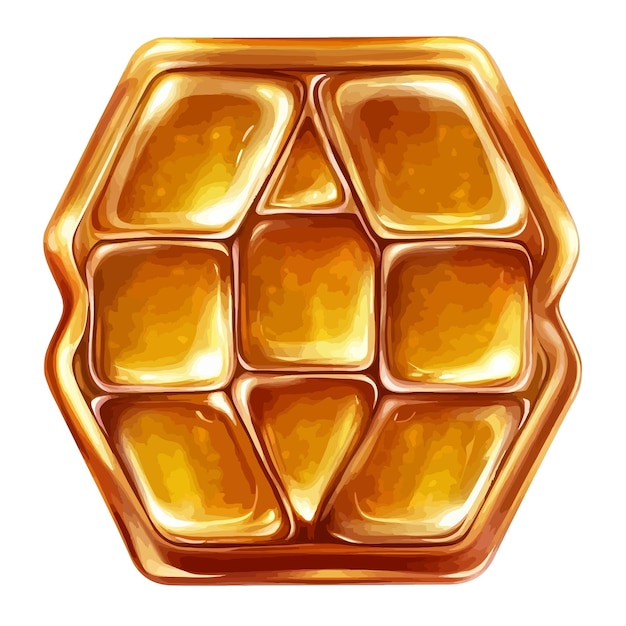 a gold cube with the word quot honey quot on it