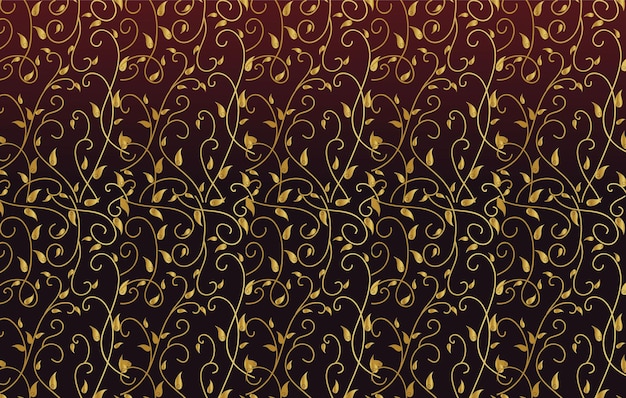 Vector a gold design on a dark purple background