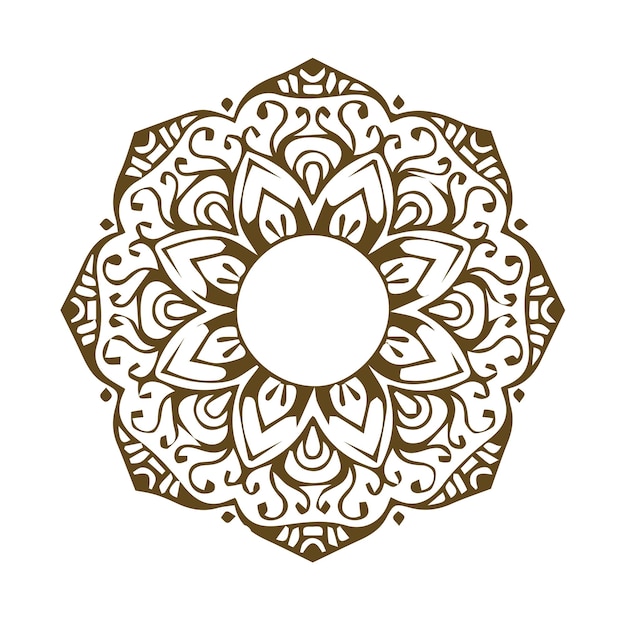 a gold flower is on a white background