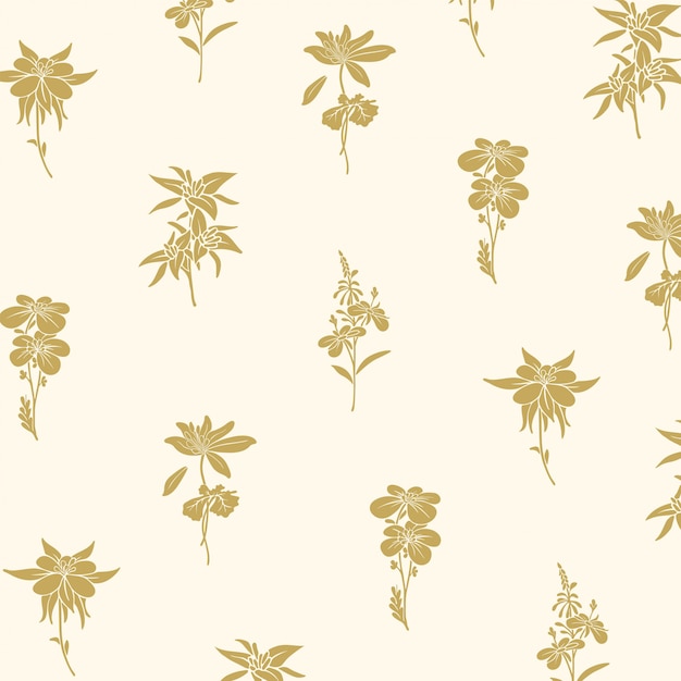 The Gold Flower Pattern