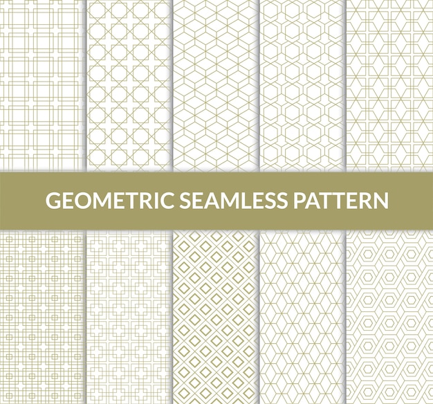 gold geometric pattern