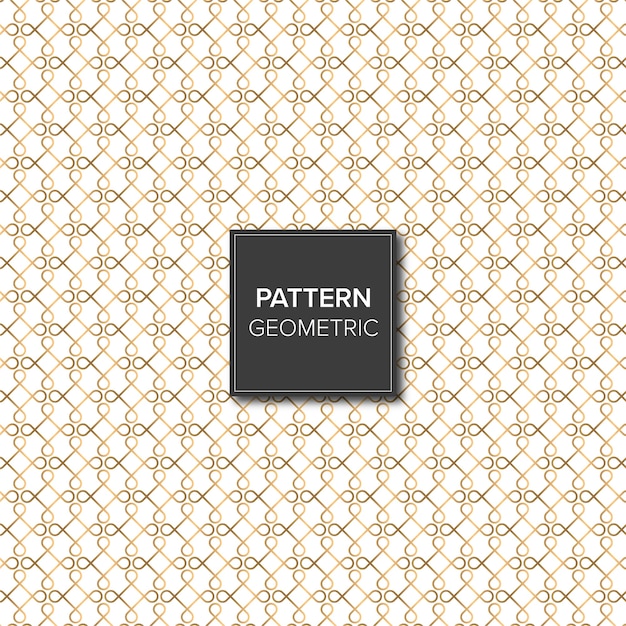 Gold geometric shapes pattern