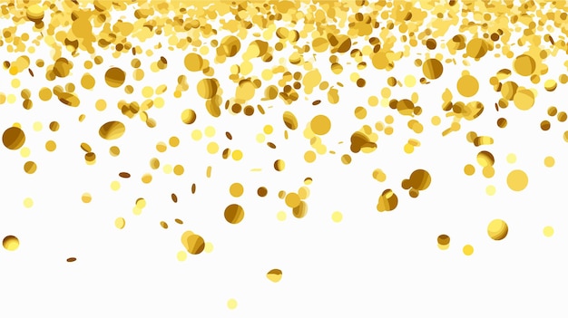 Vector gold glitters are a symbol of the new year