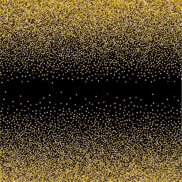 Gold glittery texture. Vector glitter golden background