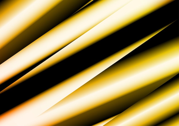 Gold gradient metallic abstract background