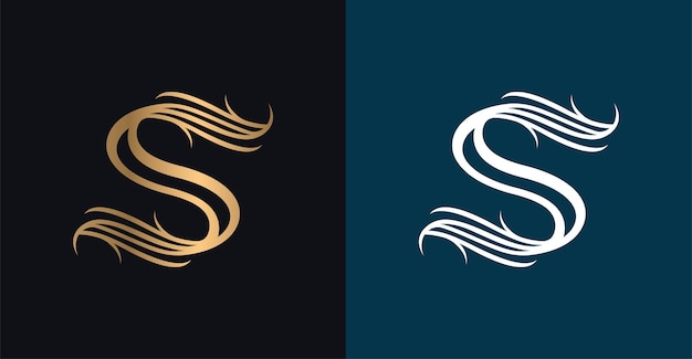 GOLD Letter Monogram Logo design