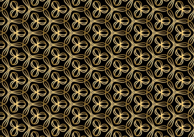 Gold line premium luxury pattern background