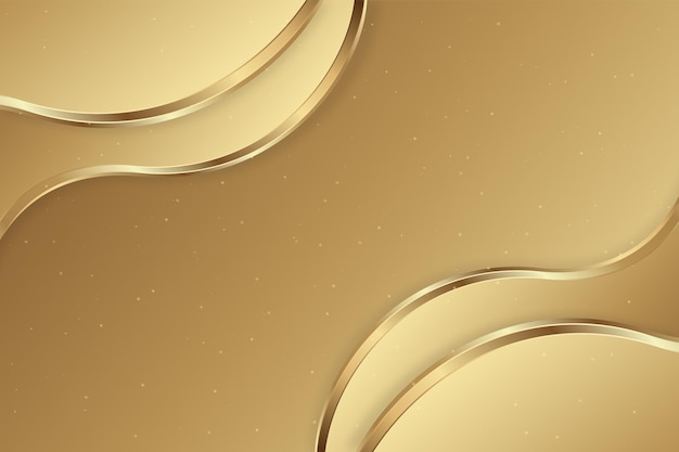 Gold luxury abstract background Elegant wavy luxury golden backdrop