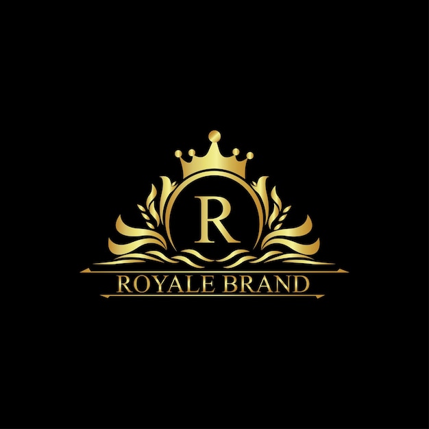 Gold Luxury Brand Logo Design