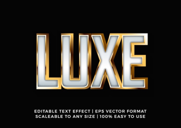 Gold Luxury Modern Text Effect