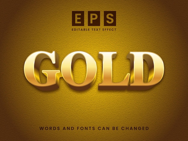 GOLD LUXURY TEXT EFFECT