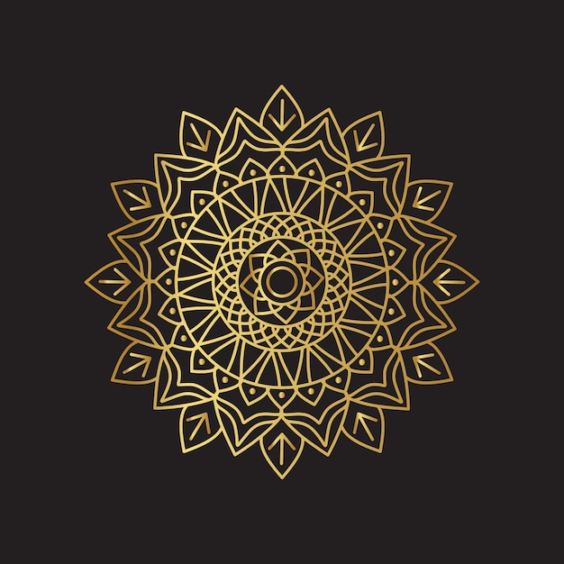 Gold Mandala background