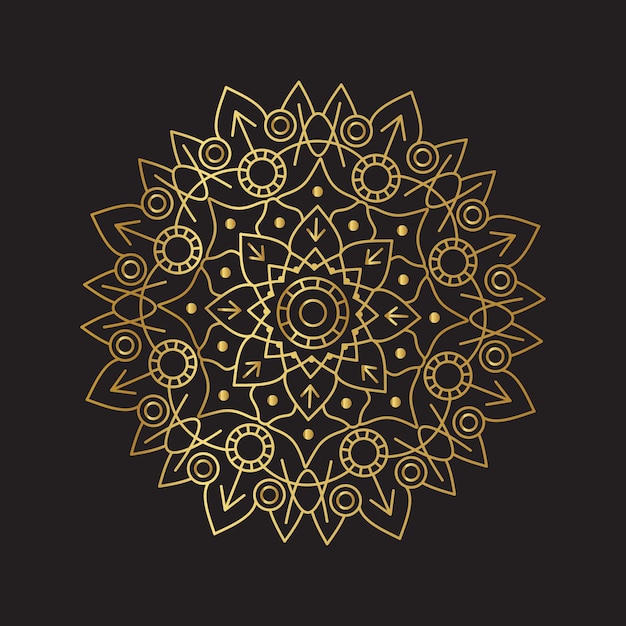 Gold Mandala background