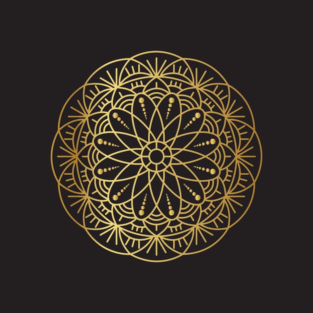 Gold Mandala background