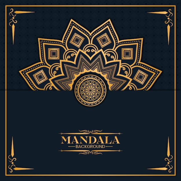 Gold Mandala Background