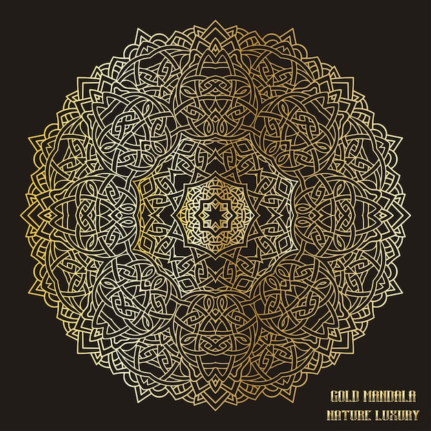 Gold mandala