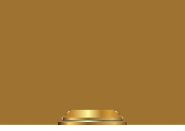 gold object on a white background