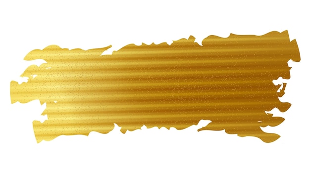 Gold paint brush stroke abstract gold glittering textured art illustration gold paint smear