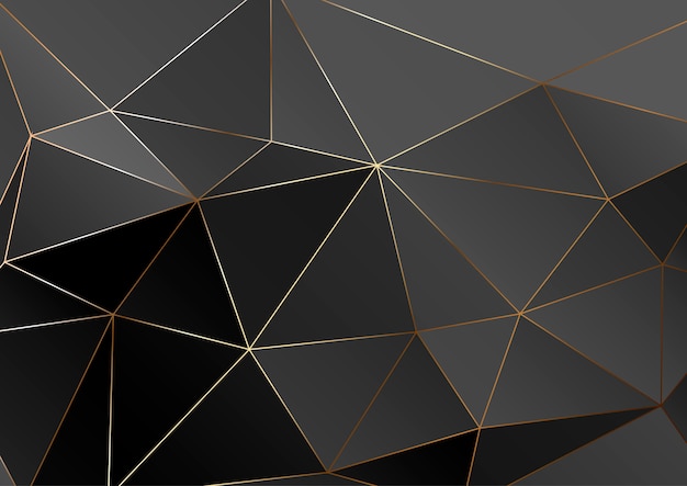 Gold polygonal texture