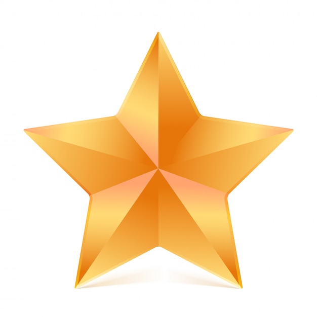 Gold star icon