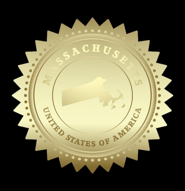 Gold star label Massachusetts