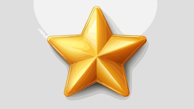 a gold star with a star on it