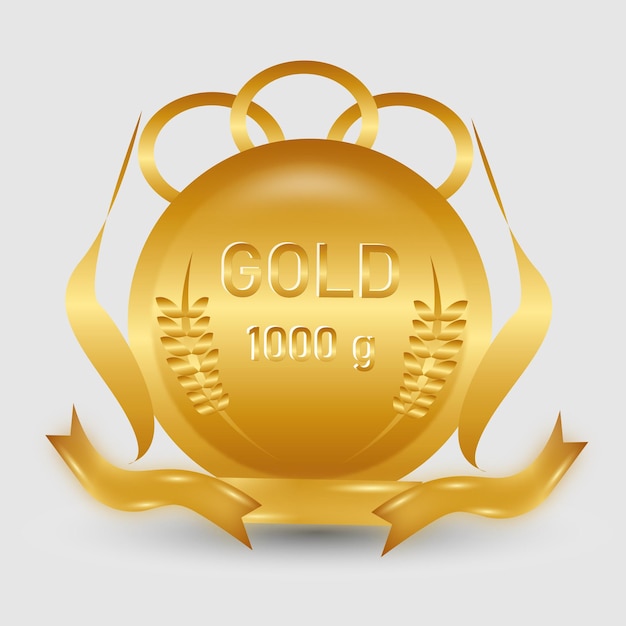 gold style vector 3d