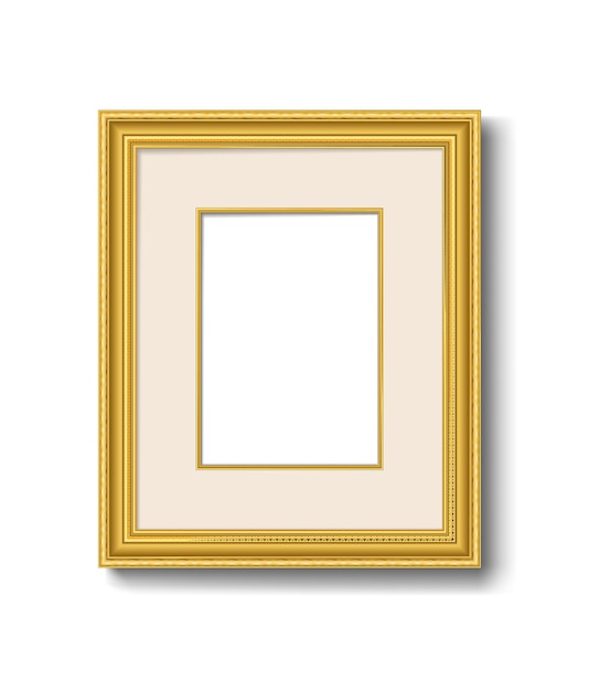 gold vintage picture frame 