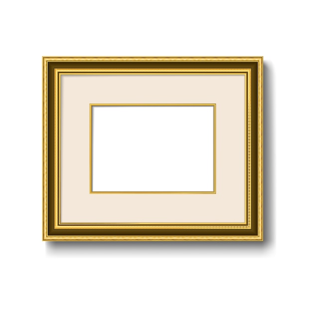 gold vintage picture frame 