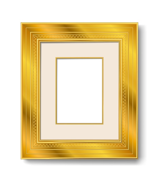 gold vintage picture frame