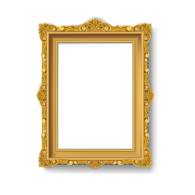 gold vintage picture frame