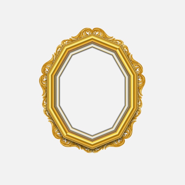 gold vintage picture frame 