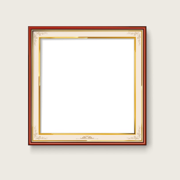 gold vintage picture frame 