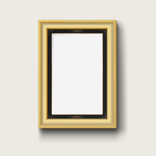 Gold vintage picture frame 