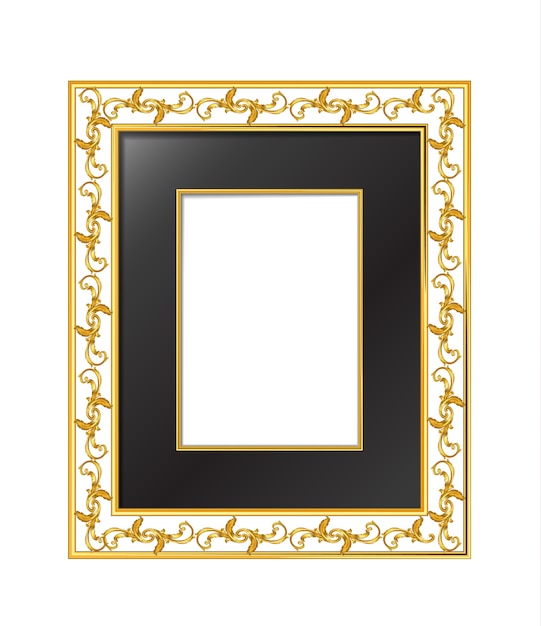 gold vintage picture frame 