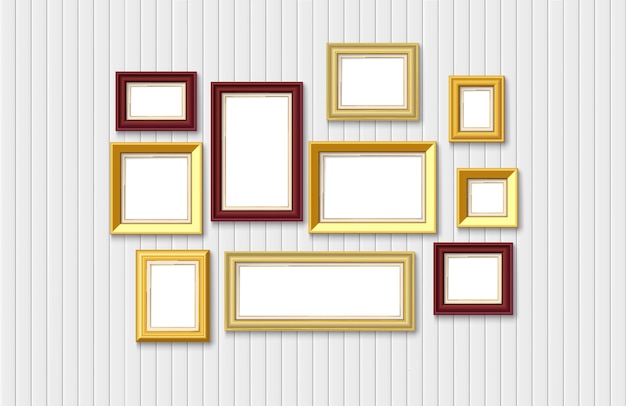 gold vintage picture frame 